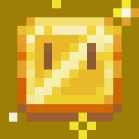 Golden Pixel Art