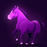 Purple Horse Avatar